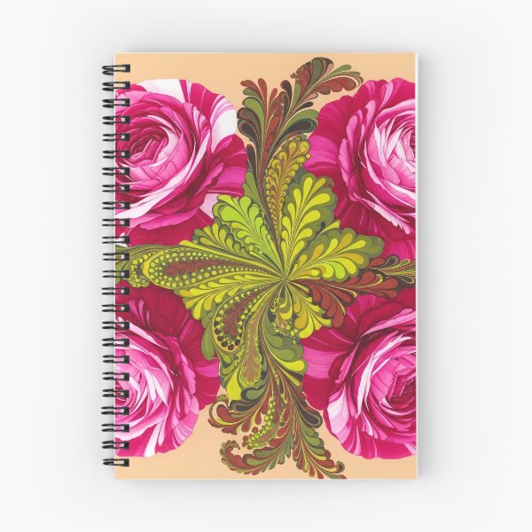 Item preview, Zhostovo Rose Folk Painting designed and sold by PixorStudio.