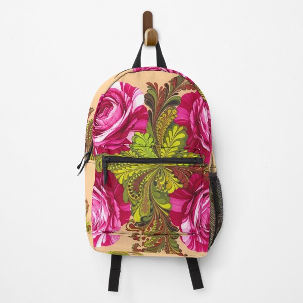 Item preview, Zhostovo Rose Folk Painting designed and sold by PixorStudio.