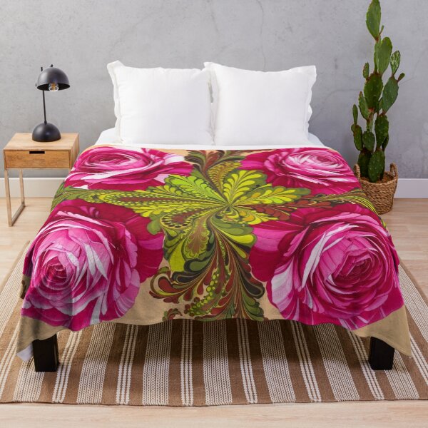 Item preview, Zhostovo Rose Folk Painting designed and sold by PixorStudio.