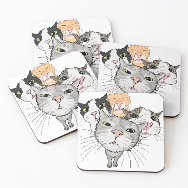 Item preview, Surrounded by Sniffing Cats designed and sold by Pixel Animal.