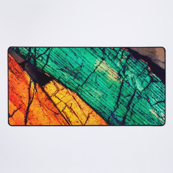 Item preview, Mineral art thin section geological photograph of Epidote designed and sold by MineralPhotos.