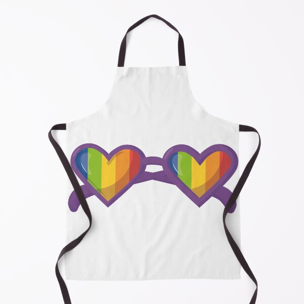 Item preview, Rainbow Heart Sunglasses – Pride Vision LGBTQ+ Design designed and sold by Lunatik Cat.
