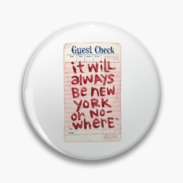 Item preview, Guest Check - NYC designed and sold by Buckeye Collective.