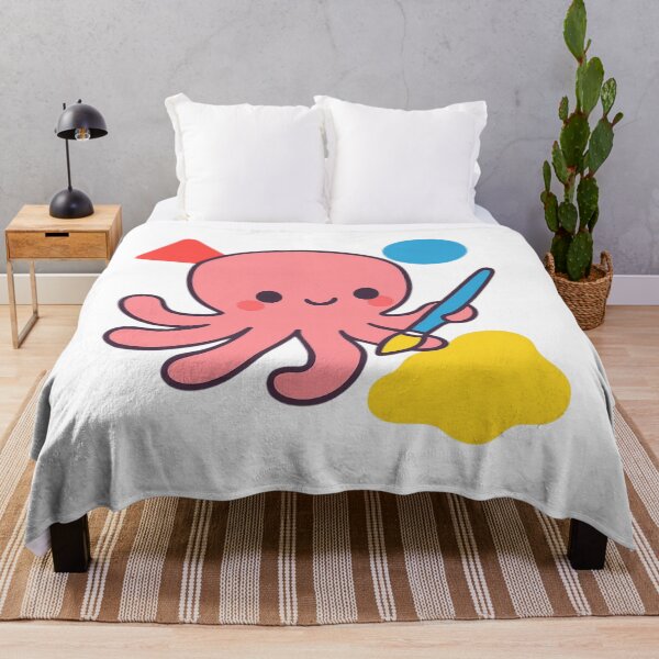 Item preview, Create Something Amazing Octopus - Cute Kawaii Sticker designed and sold by foryouandyours.