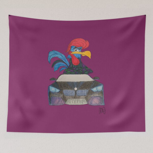Item preview, Cruisin’ Cockerel designed and sold by DancingMotifs.