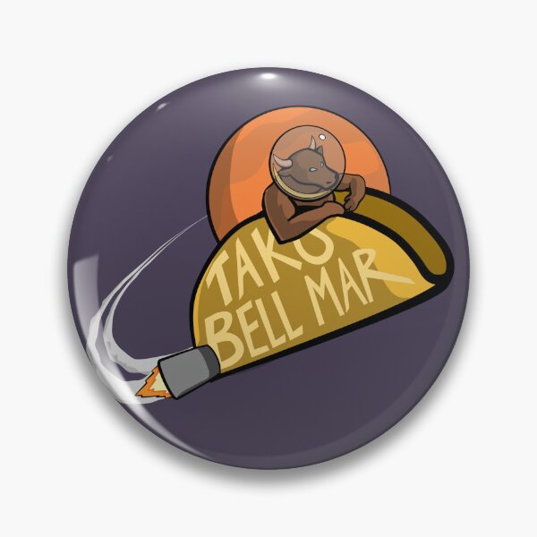 Item preview, Spacey Beef Taco (Tako Bell Mar Logo 2.0) designed and sold by MatthewRidgeway.