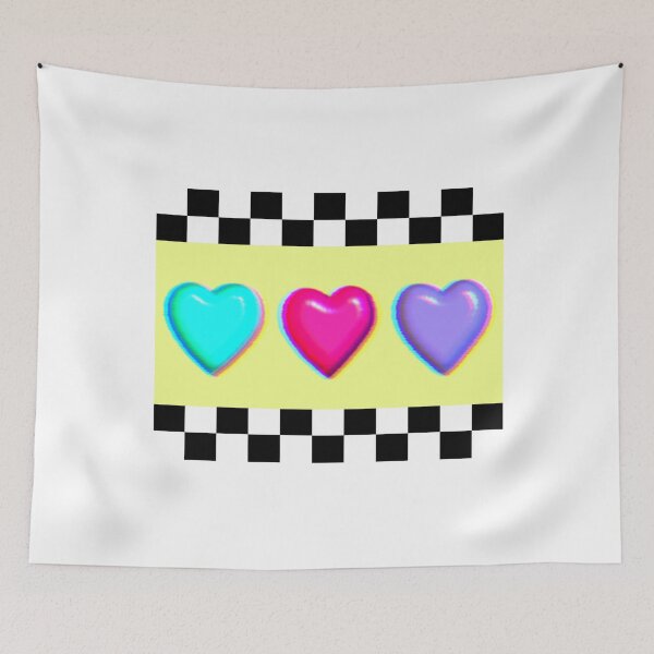 Item preview, Cute colorful hearts designed and sold by kanaehonkawa.