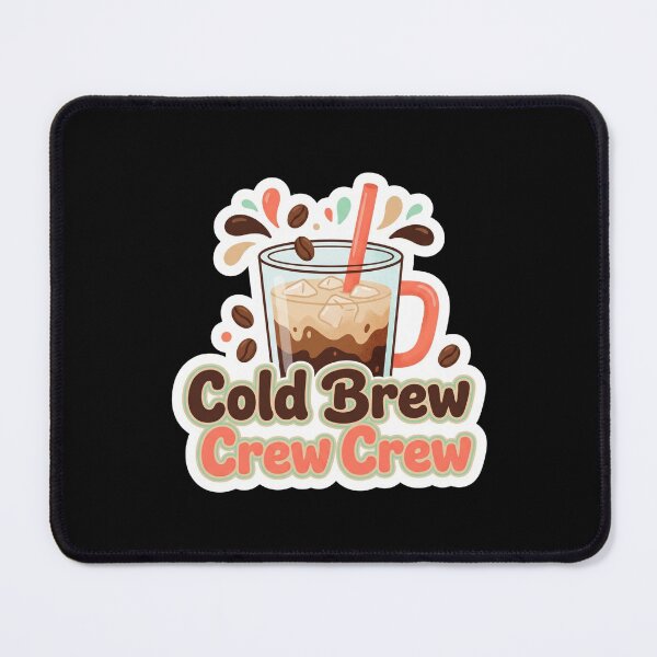 Item preview, Cold Brew Crew Cute Iced Coffee designed and sold by Sketchlegacy.