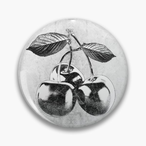 Item preview, Dark Cherries Three Fruit Stem Leaves Botanical Still Life designed and sold by Ghoul Enterprises.