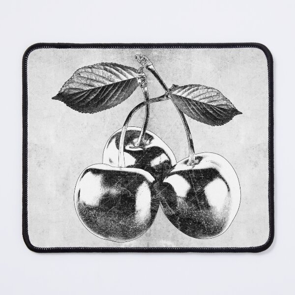 Item preview, Dark Cherries Three Fruit Stem Leaves Botanical Still Life designed and sold by Ghoul Enterprises.