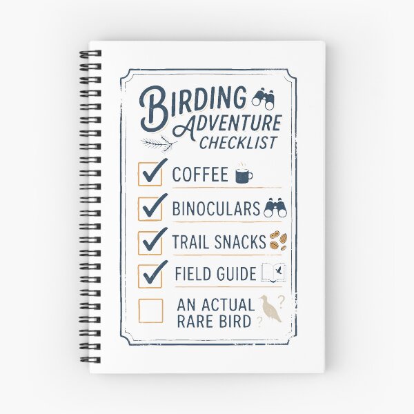 Item preview, Birding Adventure Checklist designed and sold by Ink & Void Co..