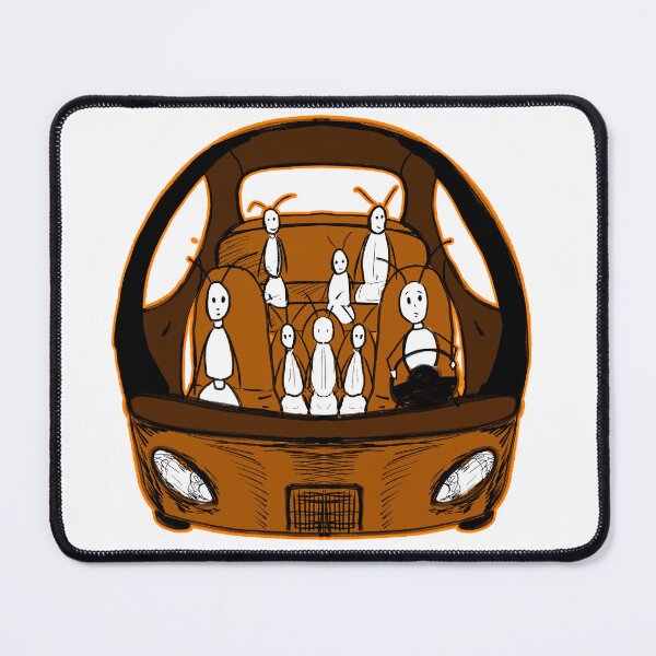 Item preview, We Are All in Our Cars Right Now | Cute Chaotic Car Illustration designed and sold by Yuki80.
