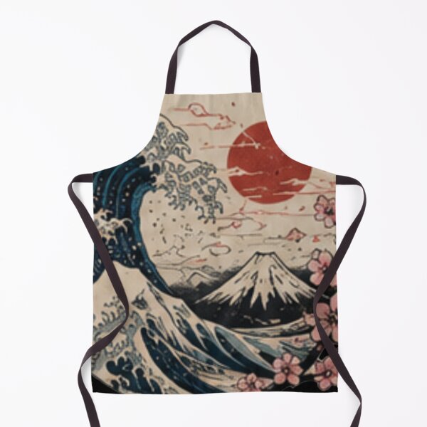 Item preview, Crimson Sunrise Over the Great Wave designed and sold by Desingalejandro.