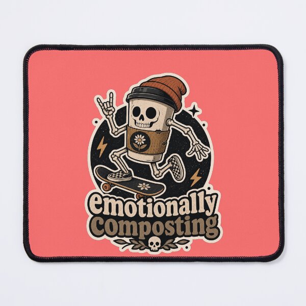 Item preview, Velociraptor Skeleton Print Emotionally Composting designed and sold by logicfun.