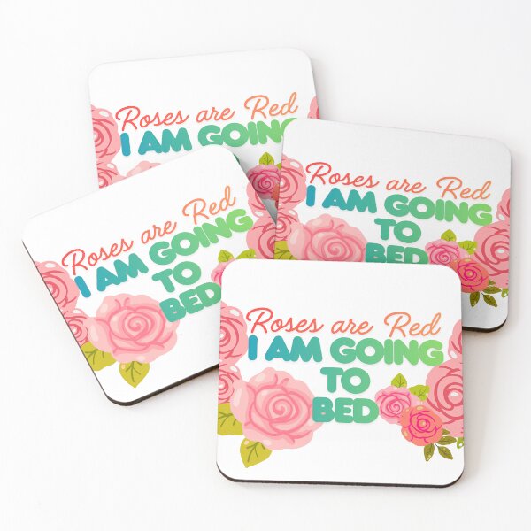Item preview, Roses are red I am going to bed designed and sold by FariiShop.