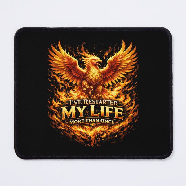 Item preview, Phoenix Rising Ive Restarted My Life More Than Once Resilience Art designed and sold by Max Store.