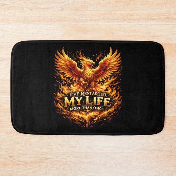 Item preview, Phoenix Rising Ive Restarted My Life More Than Once Resilience Art designed and sold by Max Store.