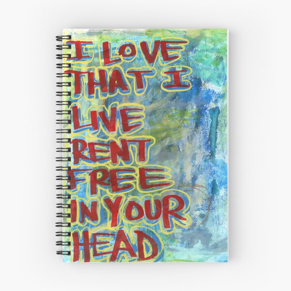 Item preview, I Love That I Live Rent Free In Your Head  designed and sold by ElvisSantanaArt.