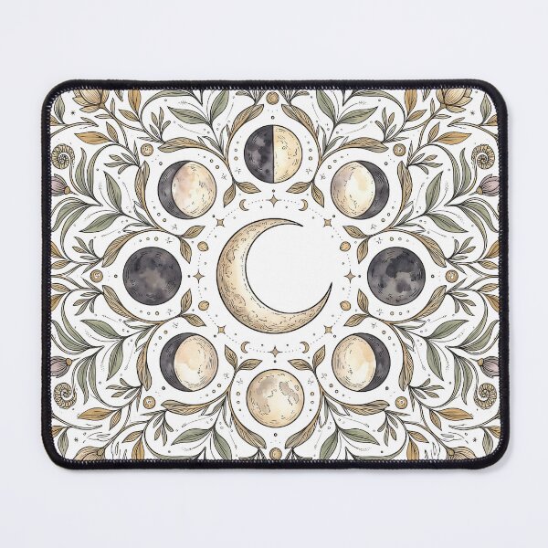 Item preview, Moon Phase Mandala designed and sold by MoonwoodStudio.