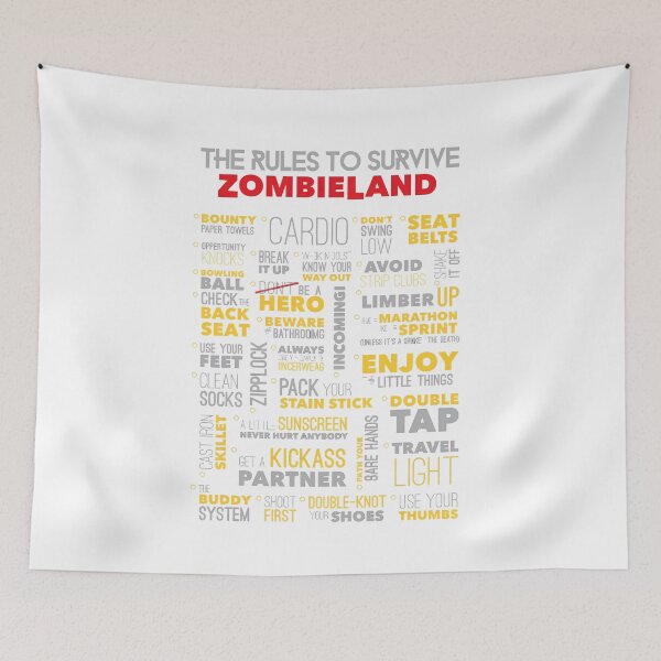 Item preview, Apocalypse Survival Instruction Word Cloud designed and sold by TokyoAyashi.