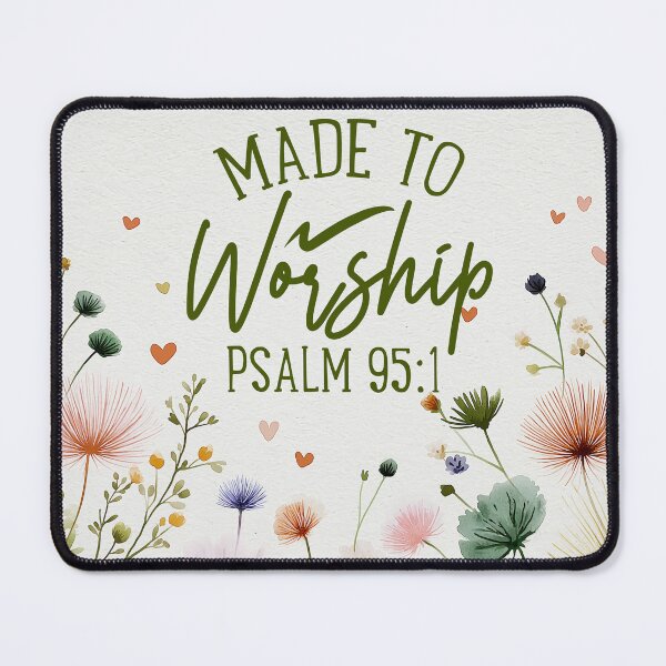 Item preview, Made to Worship Wild Flowers in Watercolor Christian Art designed and sold by Lori Richardson.