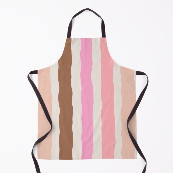 Item preview, Hand Drawn Pink and Brown Wavy Stripe Pattern designed and sold by SweetLilith.