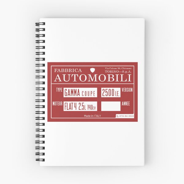 Item preview, 2500IE COUPE | CINQUANTANNI ROSSO designed and sold by FB DESIGNS.