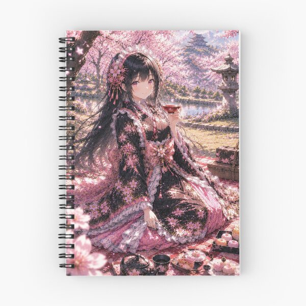 Item preview, Sakura Viewing Picnic designed and sold by Hidden Japan Coloring Book.