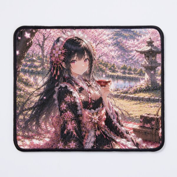 Item preview, Sakura Viewing Picnic designed and sold by Hidden Japan Coloring Book.
