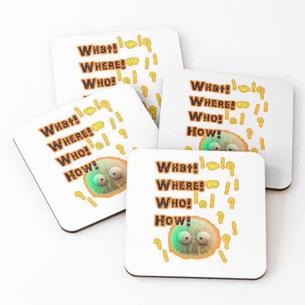 Item preview, What Where Who How Meme Cartoon Design designed and sold by Yuki80.