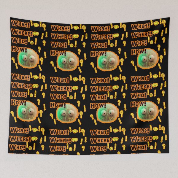 Item preview, What Where Who How Meme Cartoon Design designed and sold by Yuki80.