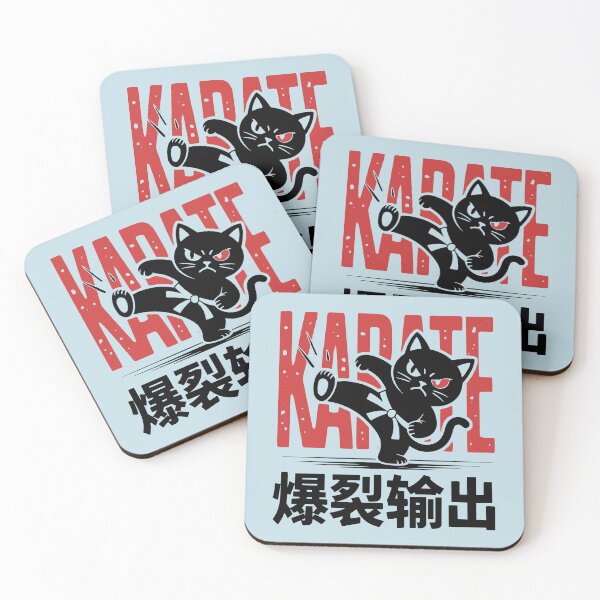 Item preview, Karate Cat Funny Martial Arts designed and sold by NosandEdgy.