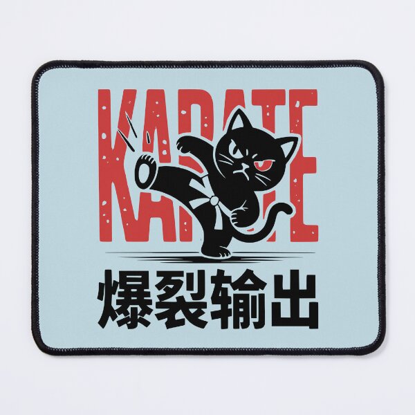 Item preview, Karate Cat Funny Martial Arts designed and sold by NosandEdgy.