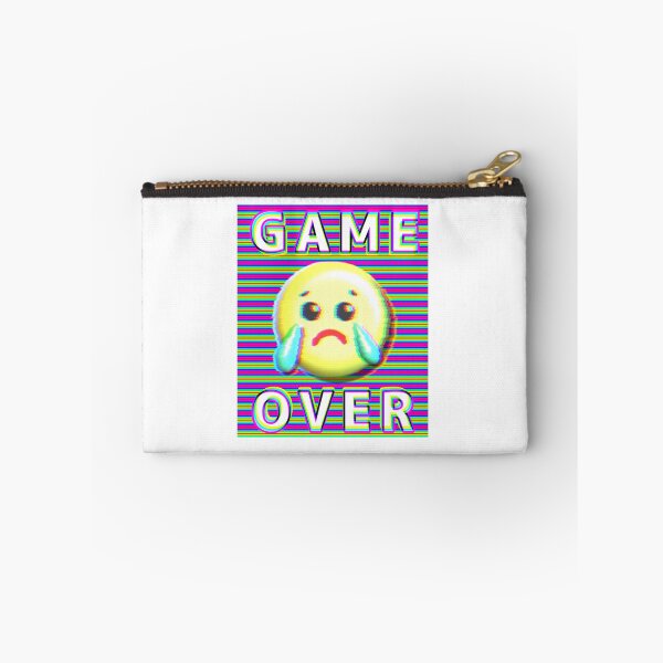 Item preview, GAME OVER sad face designed and sold by kanaehonkawa.