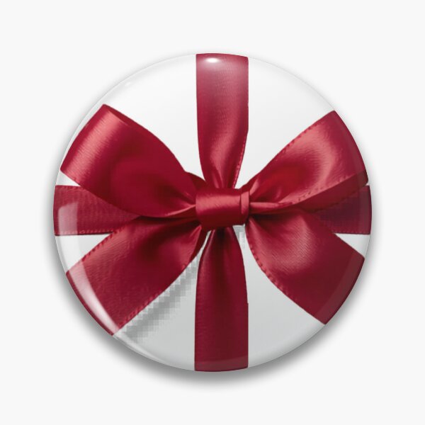 Item preview, 90s retro red ribbon gift wrapping sticker cute vintage bow clipart kitsch pop art illustration for patriotic celebration greeting card packaging designed and sold by littleluckystuf.
