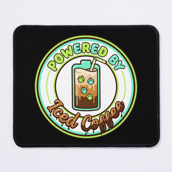 Item preview, Iced Coffee Lover Retro Badge designed and sold by Sketchlegacy.