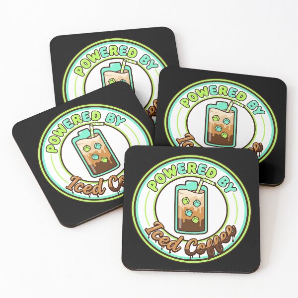 Item preview, Iced Coffee Lover Retro Badge  designed and sold by Sketchlegacy.