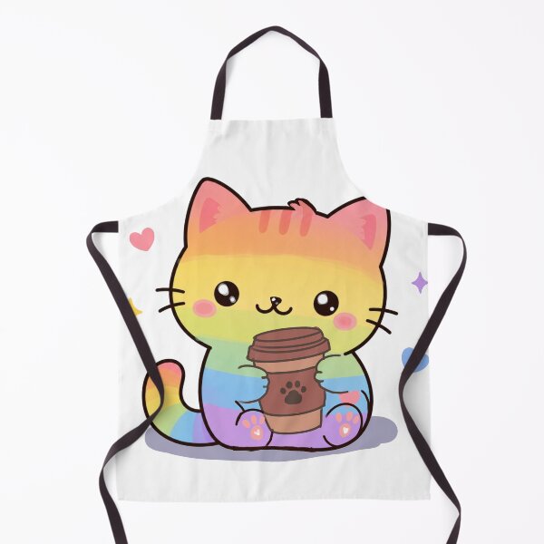 Item preview, Pride coffee cat designed and sold by Wolfy's Whims.