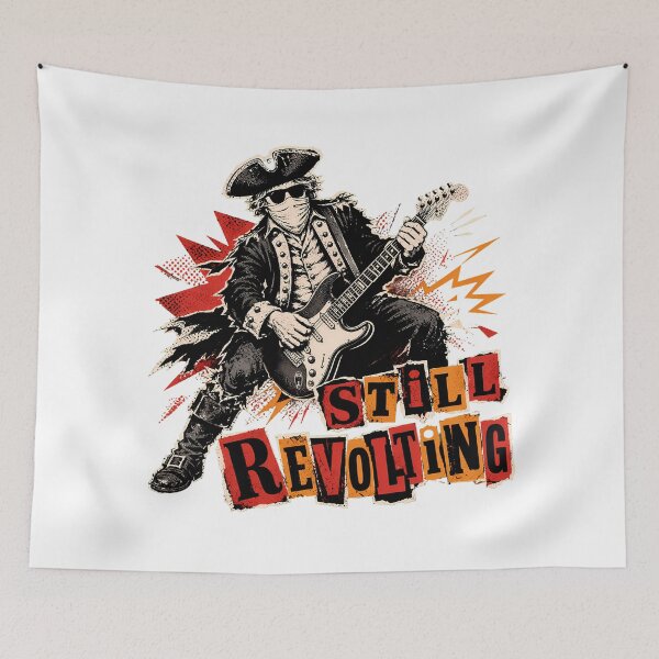 Item preview, Still Revolting Patriot Punk Rock Guitarist designed and sold by chattsuede.