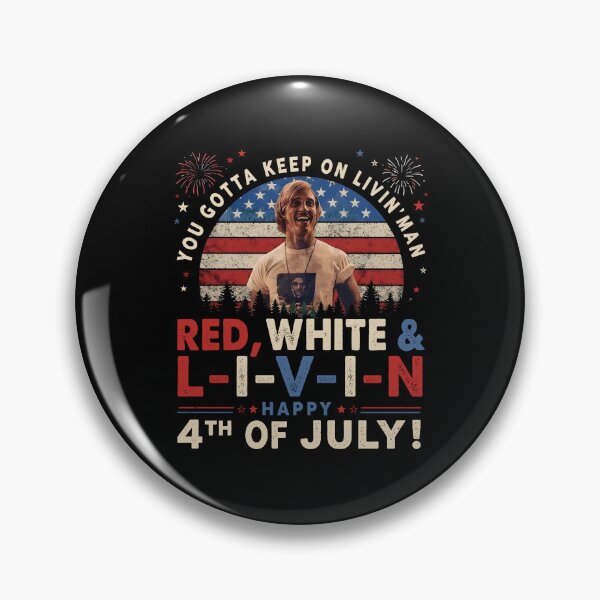 Item preview, Red White & Livin Happy 4th Of July Patriotic American Humor designed and sold by KAWKAW-DRHM.