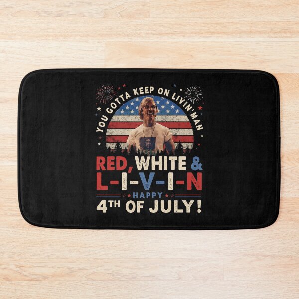 Item preview, Red White & Livin Happy 4th Of July Patriotic American Humor designed and sold by KAWKAW-DRHM.
