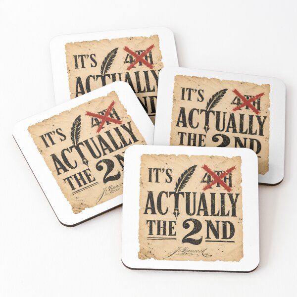 Item preview, It's Actually The 2nd Fourth Of July History Humor designed and sold by chattsuede.