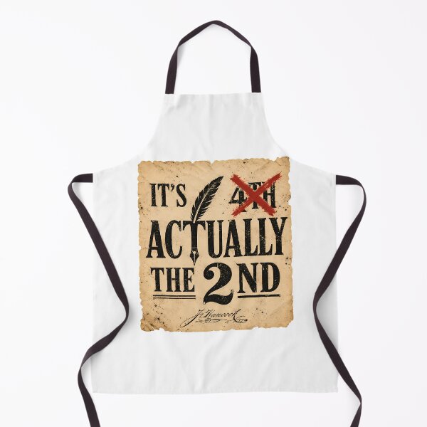 Item preview, It's Actually The 2nd Fourth Of July History Humor designed and sold by chattsuede.