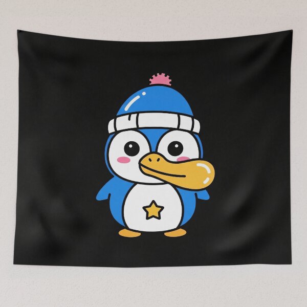 Item preview, Penguin Platypus Winter Mascot designed and sold by PixorStudio.
