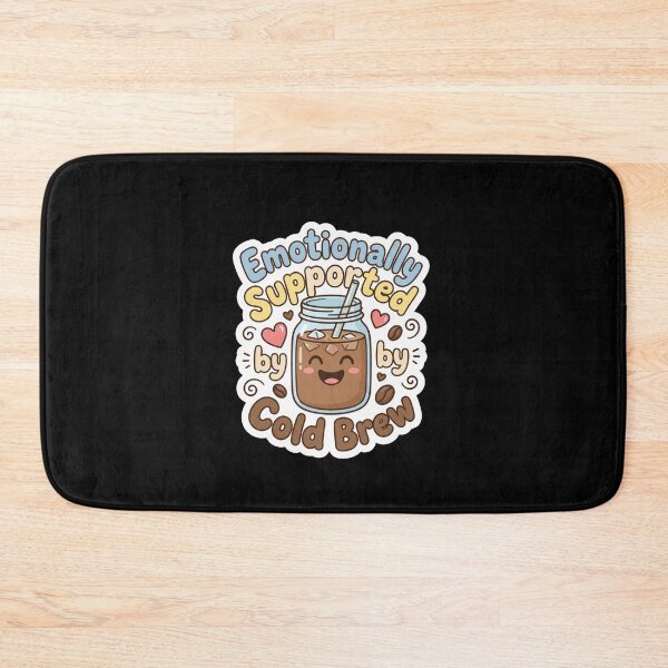 Item preview, Emotionally Supported By Cold Brew Cute Coffee  designed and sold by Sketchlegacy.