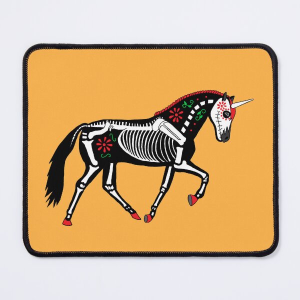Item preview, Day of the Dead Unicorn or Horse in Costume Die Cut designed and sold by JoyousArt4u.