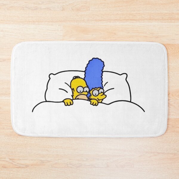 Artikelvorschau, Die Simpsons – Homer und Marge Simpson – Gemütlich entworfen und verkauft von TheStickLab.