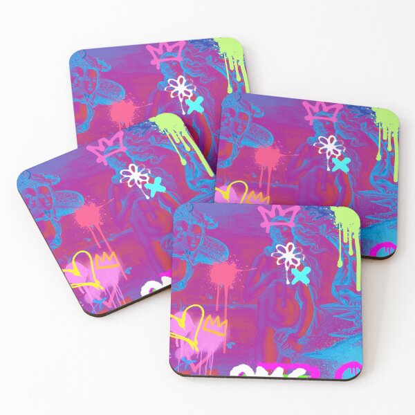 Item preview, Neon Venus painting with graffiti designed and sold by OneKaasarts.