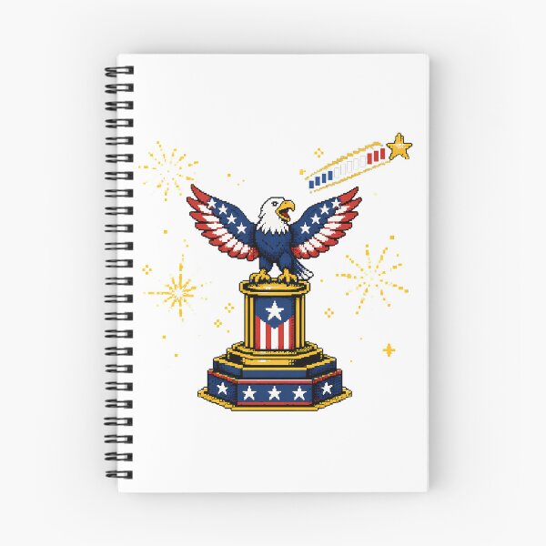 Item preview, Pixel Patriot Bald Eagle 4th Of July Gamer designed and sold by chattsuede.