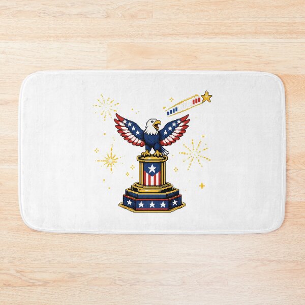 Item preview, Pixel Patriot Bald Eagle 4th Of July Gamer designed and sold by chattsuede.